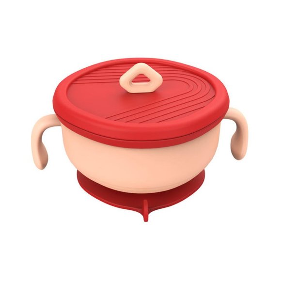 Non Spill Bpa Free Suction Eating Food Insulated Feeding Silicone Baby Bowl - Picture 3 of 14